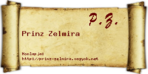 Prinz Zelmira névjegykártya